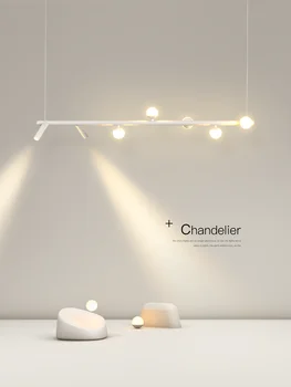 Jedáleň Luster Jednoduché, Moderné, Kreatívne Pozornosti s Oblečením Studio recepcii Pozastavenie Drôt Lampy Dizajnér