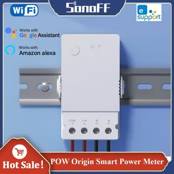 SONOFF POW Pôvodu, WiFi, Smart Power Meter Prepínač Automatizácie Smart Home Power Monitor eWelink Kontroly Vias Alexa Domovská stránka Google