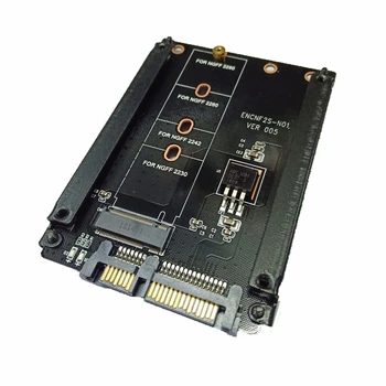 NOVÉ-NGFF Na SATA3 Karty Adaptéra M. 2 TLAČIDLO B-M SSD Pevný Disk Do 6 g Prepočet Karty