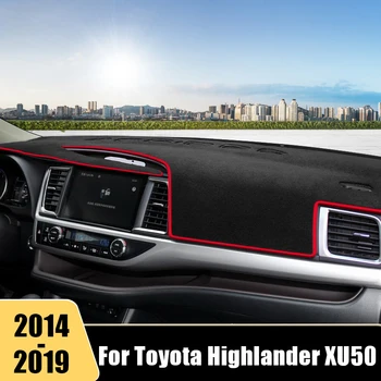 Auto Tabuli Vyhnite sa Svetlo Kryt Pre Toyota Highlander XU50 Kluger 2014 2015 2016 2017 2018 2019 Anti-UV Non-Slip Mat Príslušenstvo