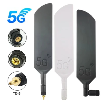 100% Originálne 5G 4G LTE SMA Externá Anténa Pre Modem Router 40dBi Skladacie Signál Booster Širokú Škálu 600~6000Mhz 1Piece