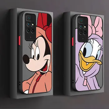 Minnie Mouse Disney Mickey Telefón Prípade Redmi 9 10 12 5G 9A 10C 9T A1 A2 9C 12C K40 Pro Matný Zadný Kryt Plášťa