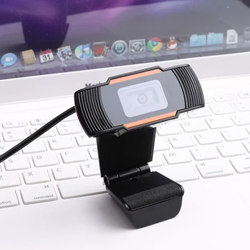 Mini USB 2.0 Video Nahrávanie 720P HD Webcam V Webkamera S Mikrofónom Otočná obojsmerné Audio Talk Pre PC Ploche Počítača